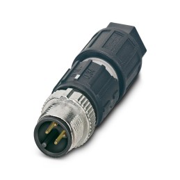 1 pcs - Phoenix Contact Circular Connector, 4 Contacts, M12 Connector, Plug, Male, IP67, SACC Series