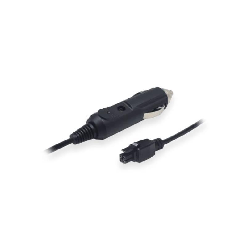 1 pcs : PR2AM20M - Cable, Auto Power Plug to 4 Pin Connector Cigarette Lighter Assembly 30 V 2 A Fused, LED Indicator Black