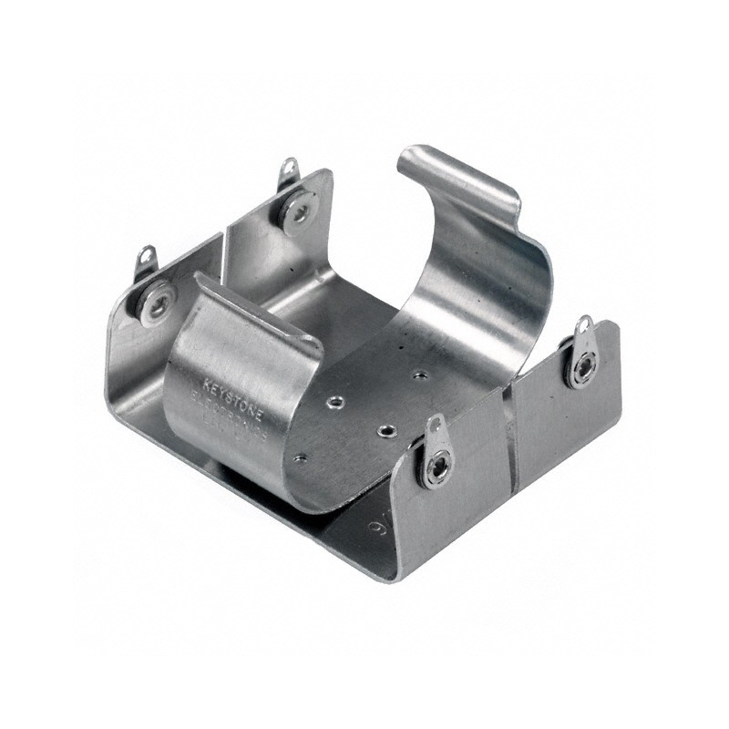 1 pcs : 176 - Battery Holder (Open) D 2 Cell Solder Lug