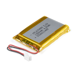 1 pcs : PRT-18286 - 3.7 V Lithium-Ion Battery Rechargeable (Secondary) 1.25Ah