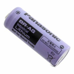 1 pcs : BR-AGT - A Lithium Poly-Carbon Monofluoride 3 V Battery Non-Rechargeable