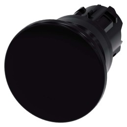 1 pcs - Siemens SIRIUS ACT Series Black Momentary Push Button Head, 22mm Cutout, IP66, IP67, IP69K
