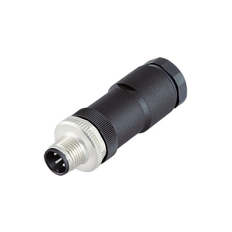 1 pcs - binder Circular Connector, 5 Contacts, Cable Mount, M12 Connector, Socket, Male, IP67, 713 Series