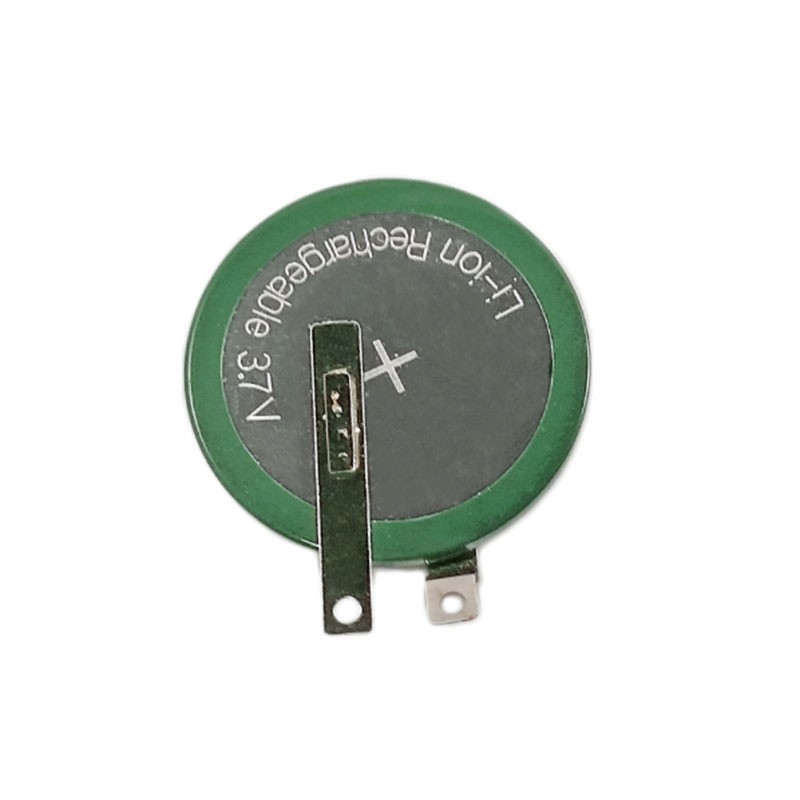 1 pcs : RJD2048ST1 - Coin, 20.0mm 3.7 V Lithium-Ion Battery Rechargeable (Secondary) 120mAh