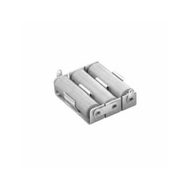 1 pcs : 150 - Battery Holder (Open) C 3 Cell Solder Lug