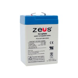 1 pcs : PC4.5-6F1 - 6 V Sealed Lead Acid (SLA, VRLA) Battery Rechargeable (Secondary) 4.5Ah