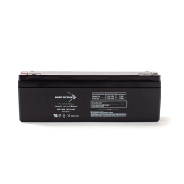 1 pcs : BW 1222 - 12 V Sealed Lead Acid (SLA, VRLA) Battery Rechargeable (Secondary) 2.2Ah
