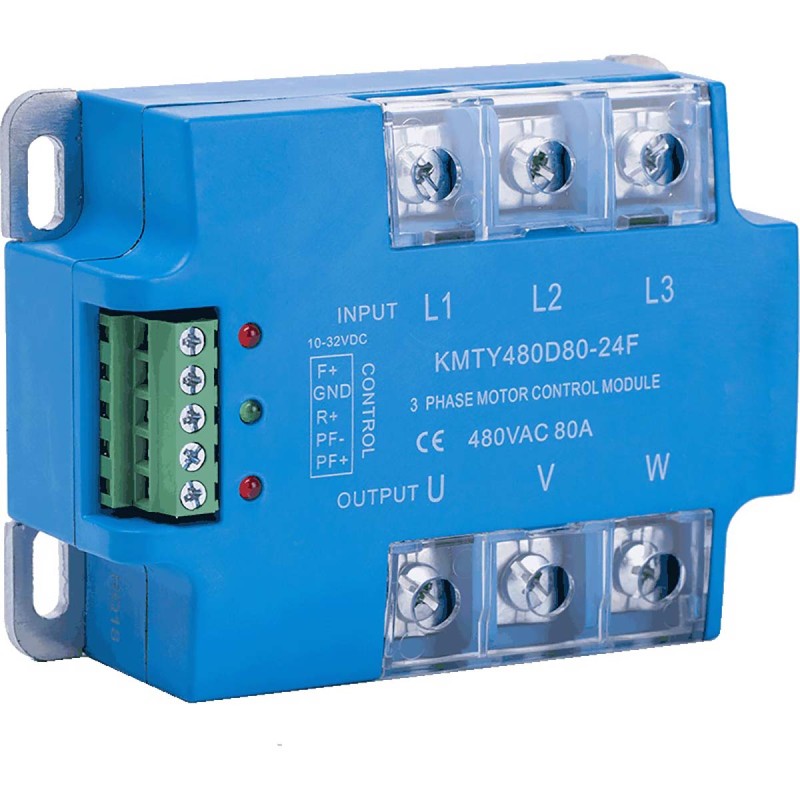 1 pcs - i-Autoc Solid State Relay, 80 A Load, Panel Mount, 530 V ac Load, 32 V dc Control