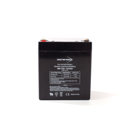 1 pcs : BW 1250 F1 - 12 V Sealed Lead Acid (SLA, VRLA) Battery Rechargeable (Secondary) 5Ah