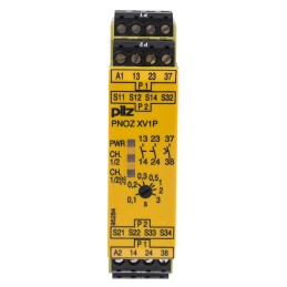 1 pcs - Pilz Single/Dual-Channel Safety Switch/Interlock Safety Relay, 24V dc, 2 Safety Contacts