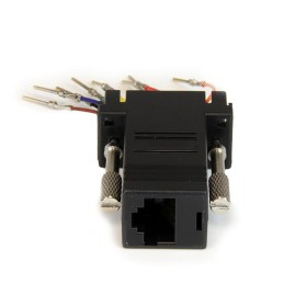 1 pcs - StarTech.com D Sub Adapter Male 9 Way D-Sub to Female RJ45