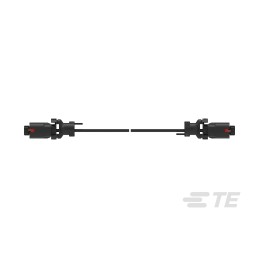 200 pcs - TE Connectivity 2 Way Male F Type to 2 Way Male F Type Cable assembly, 1m