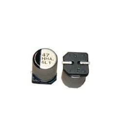 1 pcs : AHA477M25G24T-F - Aluminium Electrolytic Capacitors - SMD 470uF 25V AEC-Q200