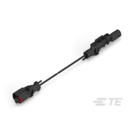 200 pcs - TE Connectivity 1 Way Male to 2 Way Male F Type Cable assembly, 1m