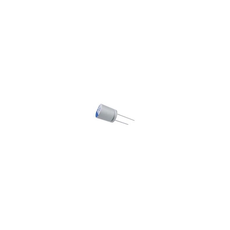 1 pcs : A758EK477M0JAAE015 - Aluminium Organic Polymer Capacitors 6.3Vo 470uF RAD 5KHr ESR15 mOhms