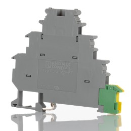 1 pcs - Phoenix Contact DLKB 2.5-PE Series Feed Through Terminal Block, 2.5mm², Screw Termination