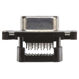 1 pcs - TE Connectivity Amplimite HDF-20 9 Way Right Angle Cable Mount D-sub Connector Socket, 2.77mm Pitch