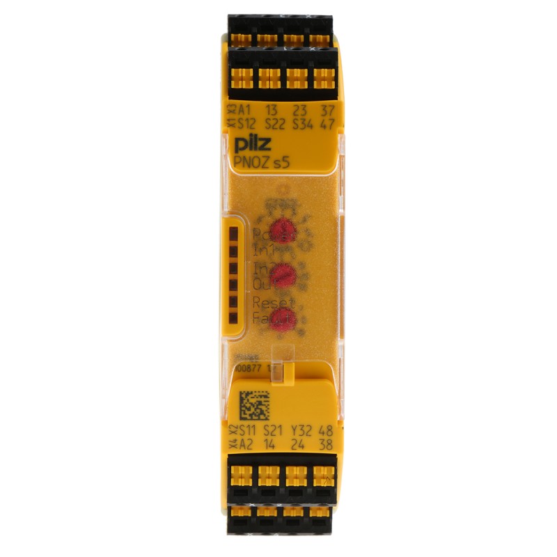 1 pcs - Pilz Dual-Channel Safety Switch Safety Relay, 24V dc, 2 Safety Contacts