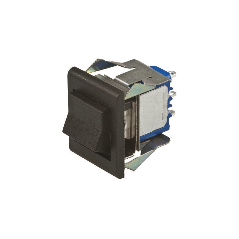 1 pcs - APEM SPDT, (On)-Off-(On) Rocker Switch Panel Mount