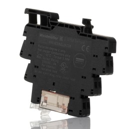 1 pcs - Weidmuller TRS Series Interface Relay, DIN Rail Mount, 24V Coil, DPDT, 2-Pole