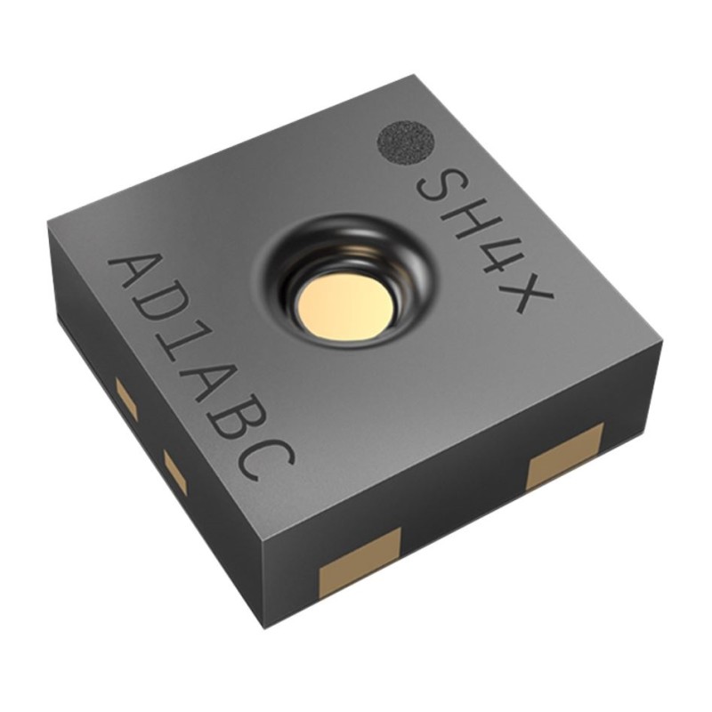 1 pcs - Sensirion Temperature and Humidity Sensor, Digital Output, Surface Mount, I2C, 1%RH