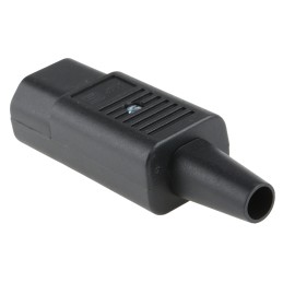 1 pcs - Schurter E Cable Mount IEC Connector Male, 10A, 250 V