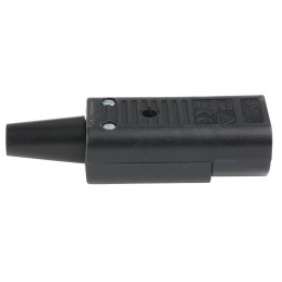 1 pcs - Schurter E Cable Mount IEC Connector Male, 10A, 250 V