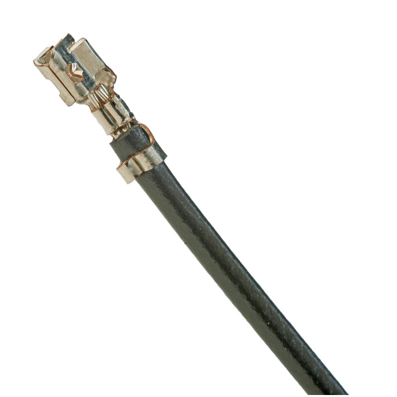 10 pcs - Molex Female Sherlock to Female Sherlock Crimped Wire, 300mm, 26AWG, Black