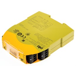 1 pcs - Pilz Dual-Channel Two Hand Control Safety Relay, 48 - 240V ac/dc, 3 Safety Contacts