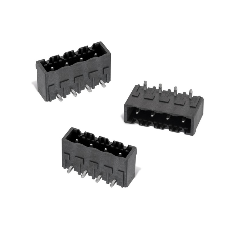 2 pcs - Wurth Elektronik 5.08mm Pitch 3 Way Pluggable Terminal Block, Header, PCB Mount, Solder Termination