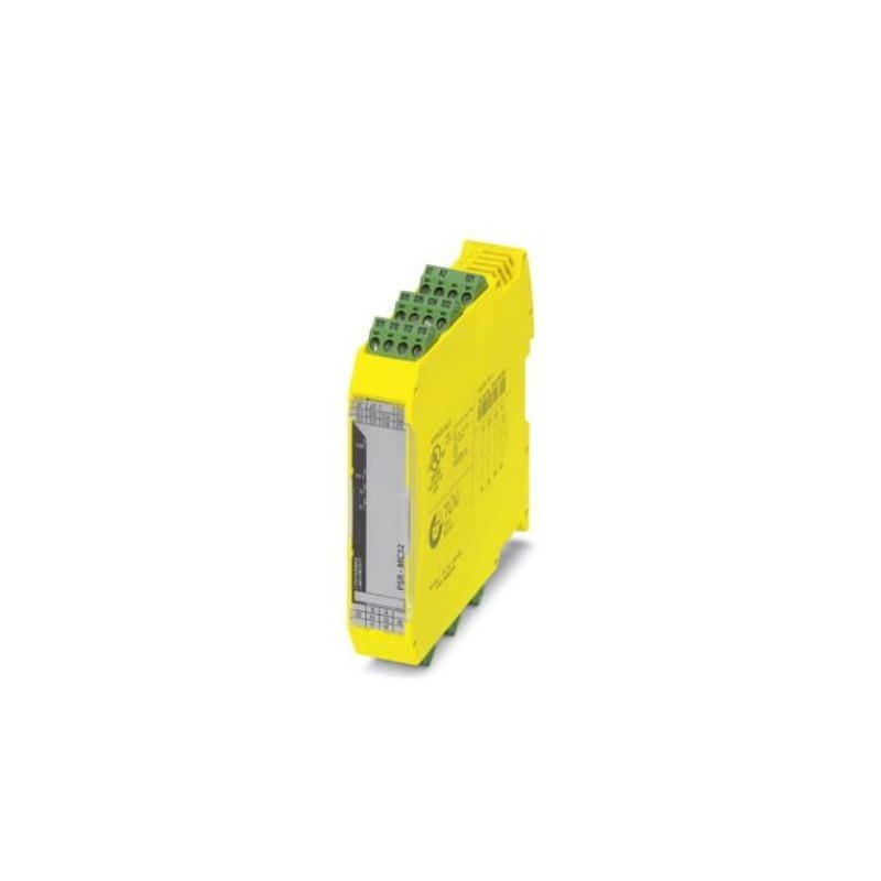 1 pcs - Phoenix Contact Single/Dual-Channel Safety Switch Safety Relay, 24V, 3 Safety Contacts