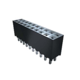 2 pcs - Samtec SQT Series Right Angle Surface Mount PCB Socket, 14-Contact, 2-Row, 2mm Pitch, Through Hole Termination