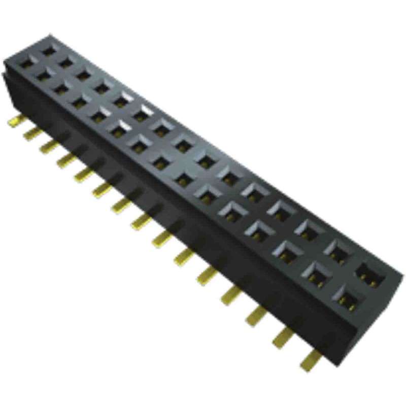 1 pcs - Samtec CLM Series Straight Surface Mount PCB Socket, 20-Contact, 2-Row, 1mm Pitch, Solder Termination