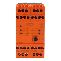 1 pcs - Dold Single/Dual-Channel Emergency Stop Safety Relay, 24V ac/dc, 3 Safety Contacts