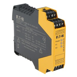 1 pcs - Eaton Single-Channel Emergency Stop, Safety Switch/Interlock Safety Relay, 24V, 4 Safety Contacts