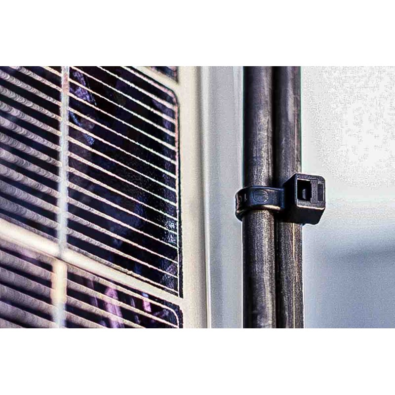 100 pcs - HellermannTyton Cable Tie, 150mm x 3.5 mm, Black PA 11