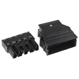1 pcs - Wago 770 Series Connector, 5-Pole, Male, Through Hole, 25A, IP20