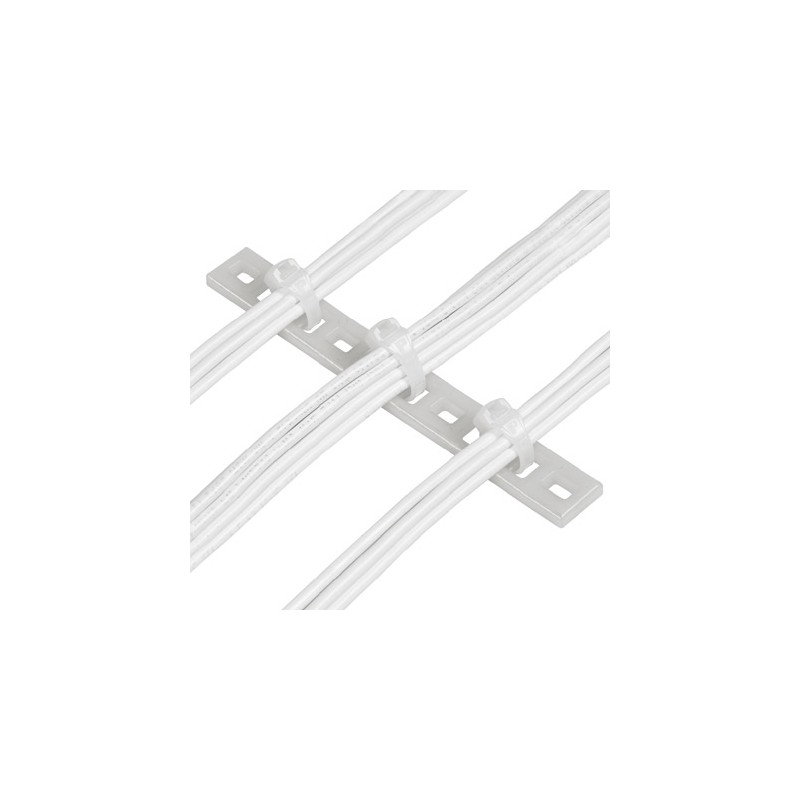 100 pcs - Panduit Natural Cable Tie Mount 12.7 mm x 171.4mm