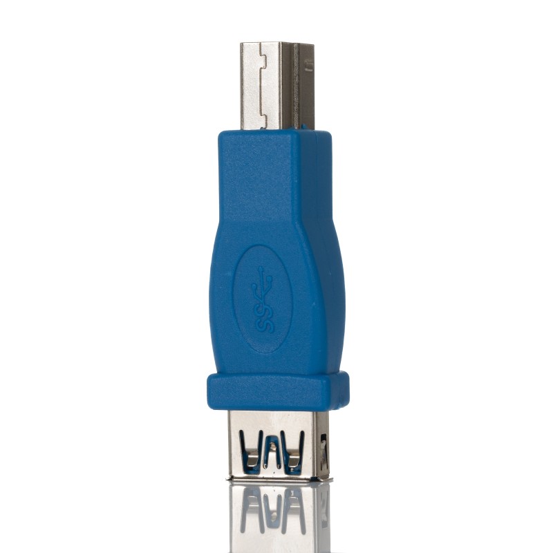 1 pcs - RS PRO USB A Female to USB B Male Adapter