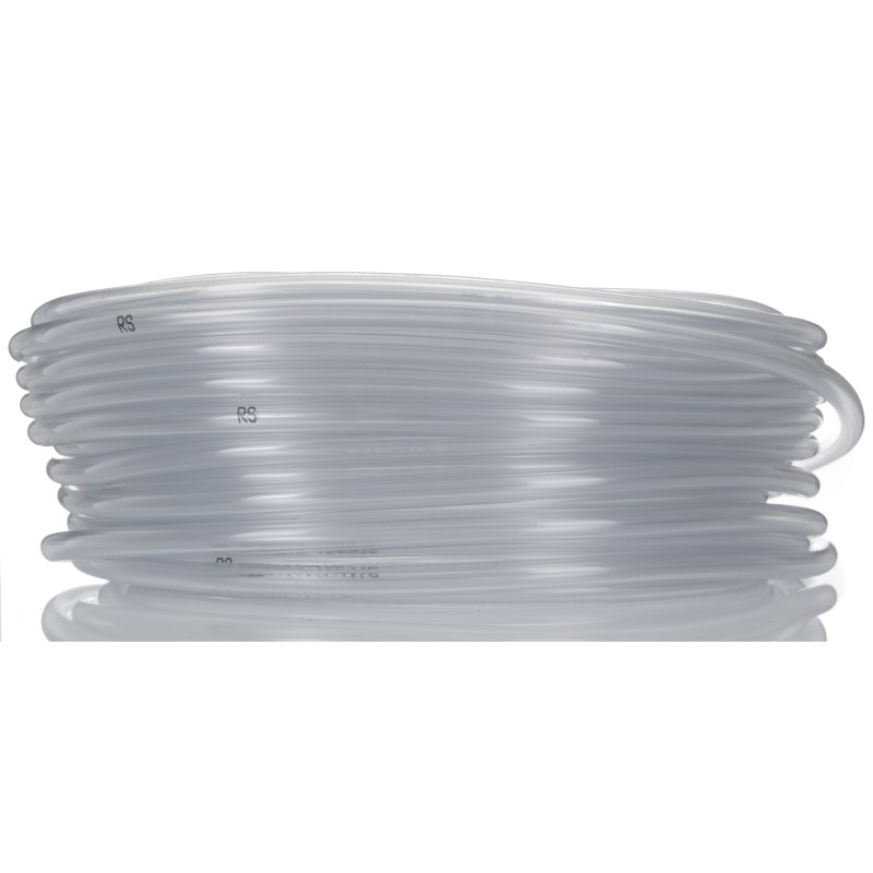 1 pcs - RS PRO Hose Pipe, PVC, 6mm ID, 9mm OD, Clear, 25m