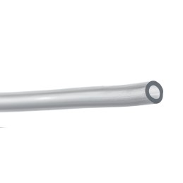 1 pcs - RS PRO Hose Pipe, PVC, 6mm ID, 9mm OD, Clear, 25m