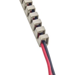 100 pcs - RS PRO Grey Slotted Flexible Panel Trunking - Flexible Slot, W9 mm x D11mm, L0.5m, Polypropylene