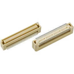 1 pcs - Hirose FunctionMAX FX8C Series Straight Surface Mount PCB Socket, 80-Contact, 2-Row, 0.6mm Pitch, Solder Termination