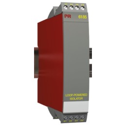 1 pcs - PR Electronics 6185 Series Loop Powered Isolator, Current Input, Current Output