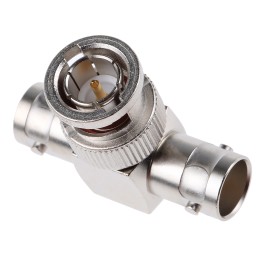 1 pcs - Telegartner Tee 75Ω RF Adapter BNC Plug to BNC Socket 4GHz