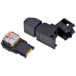 1 pcs - Telegartner UFP8 Series Male RJ45 Connector, Cable Mount, Cat6a