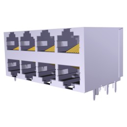 1 pcs - TE Connectivity 5569257 Series Female RJ45 Connector, PCB Mount, Cat5