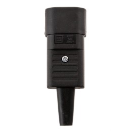 1 pcs - Schurter C14 Cable Mount IEC Connector Male, 10A, 250 V
