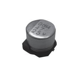 1 pcs : APXG200ARA121MF61G - Aluminium Organic Polymer Capacitors 20Volts 120uF 6X6
