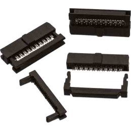 2 pcs - Wurth Elektronik 30-Way IDC Connector Socket for Cable Mount, 2-Row